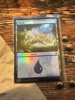 MTG Bloomburrow Foil Island Lot Of 6 Full Art/Regular Island! Foil Seasons ! - Image 3