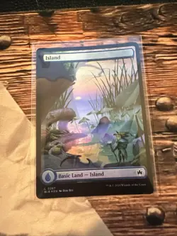 MTG Bloomburrow Foil Island Lot Of 6 Full Art/Regular Island! Foil Seasons ! - Image 5