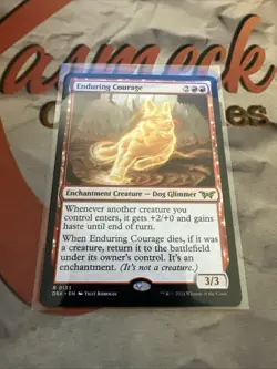 MTG Enduring Courage Duskmourn: House of Horror Regular #0133 - Image 1