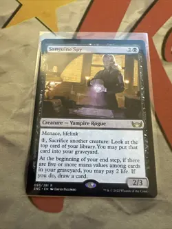 MTG Sanguine Spy Streets of New Capenna 093/281 Regular Rare X2! - Image 2