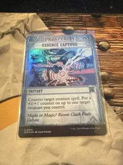 MTG OTJ Breaking News *FOIL* U Essence Capture #0010 - Image 1