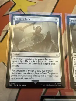 Path to Exile (Foil) 81 (U) MTG Assassins Creed (ACR) Plus X2 Regular! X3! Total - Image 2