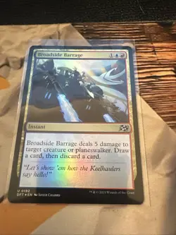 MTG Broadside Barrage [Aetherdrift] Magic X4 Playset W/ 1x Foil! And 3x Regular - Image 2