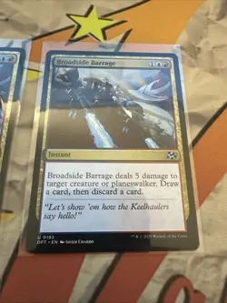 MTG Broadside Barrage [Aetherdrift] Magic X4 Playset W/ 1x Foil! And 3x Regular - Image 3