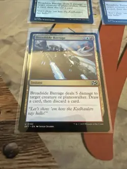 MTG Broadside Barrage [Aetherdrift] Magic X4 Playset W/ 1x Foil! And 3x Regular - Image 5