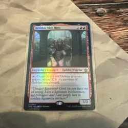MTG Krenko Mob Boss Foil Magic: Foundations FDN #0204 Foil! - Image 1