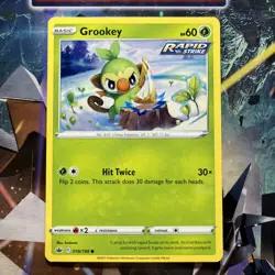 Pokemon Card 016/198 GROOKEY - CHILLING REIGN - COMMON - NM - Image 2