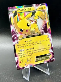 Pikachu EX XY84 Promo Pokemon XY Promos 2015 Holo LP/MP - Image 1