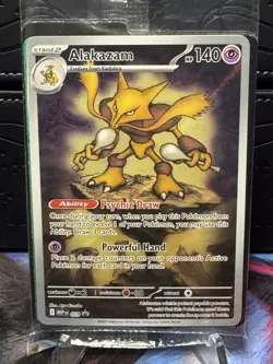 *SEALED* Pokemon TCG Alakazam Black Star Promo 009 Illustration Rare NM Full Art - Image 1