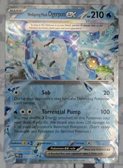 Wellspring Mask Ogerpon ex - NM - 27/131 - Prismatic Evolutions - Pokemon TCG - Image 1