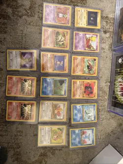 Base Set, Jungle, Fossil, Team Rocket, Neo Vintage All 1st Edit.40x Pokemon Lot - Image 5