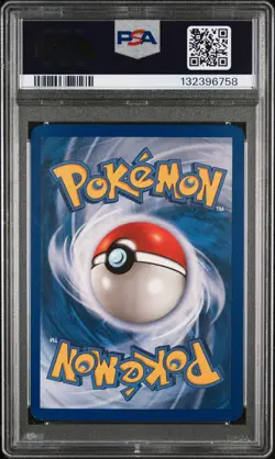 2002 POKEMON EXPEDITION #87 METAPOD-REVERSE FOIL PSA 8 - Image 2