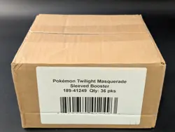 Pokemon Scarlet & Violet Twilight Masquerade Sleeved Booster Packs Case Sealed - Image 1