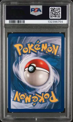 2002 POKEMON EXPEDITION #71 BAYLEEF-REVERSE FOIL PSA 8 - Image 2