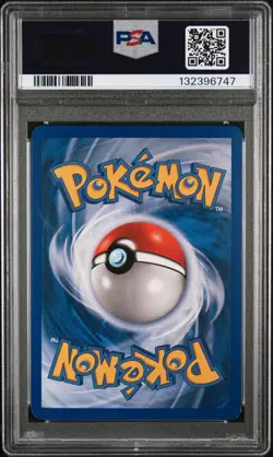 2002 POKEMON EXPEDITION #60 POLIWRATH-REVERSE FOIL PSA 7 - Image 2