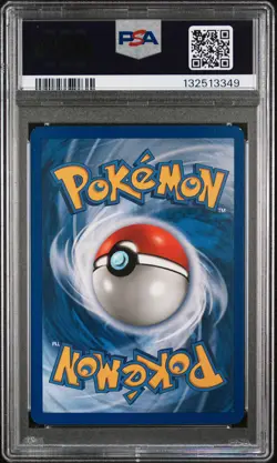 2002 POKEMON EXPEDITION #117 MACHOP-REVERSE FOIL PSA 8 - Image 2