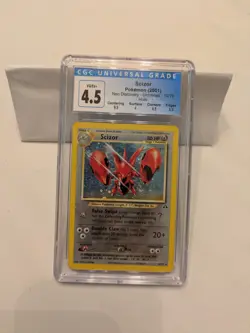 Pokemon 2001 Neo Discovery Scizor | Holo 10/75 | CGC GRADED + Sub Grades WOTC - Image 2