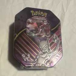 Pokemon Battle Origins Tin Mewtwo EX Sealed 2017 4 Booster Packs Online Code - Image 1