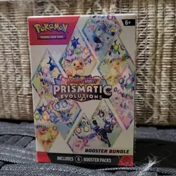 Pokemon Scarlet & Violet Prismatic Evolutions Booster Bundle Box Eevee Umbreon - Image 1