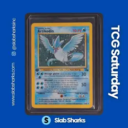 1999 POKEMON FOSSIL FRENCH 1ST EDITION #2/62 ARTIKODIN (ARTICUNO) HOLO RARE - Image 1