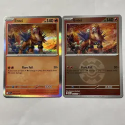 Entei 025/217 Pokemon TCG Ascended Heroes QB Reverse Holo Rare & Standard MINT! - Image 1
