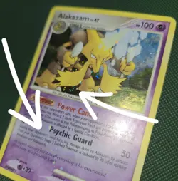 FART WHOLE SWIRL 🌀💫 HOLO BLEED MP Alakazam 2/123 Mysterious Treasures Pokemon - Image 1