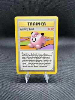 Pokemon TCG Clefairy Doll Trainer Base Set 70/102 - Image 1