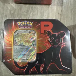Pokemon Destined Rivals Team Rocket Tin Mewtwo Persian Nidoking Lot of 3 Sealed - Image 3