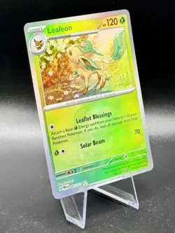 Leafeon (Master Ball Pattern) 05/131 Holo Pokemon Prismatic Evolutions NM/M - Image 1