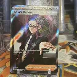 Boss’s Orders 256/217 Ultra Rare Full Art Pokemon TCG Ascended Heroes NM - Image 1
