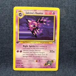 Sabrina's Haunter 058/132 Uncommon - Gym Heroes - 1st Edition - Pokemon WOTC - Image 1