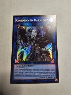 x1 Condemned Darklord - MZMU-EN107 - Super Rare - 1st Edition Yu-Gi-Oh! M/NM - Image 1