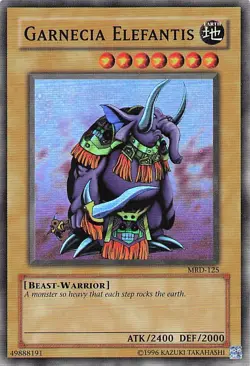 Garnecia Elefantis MRD-125 Metal Raiders Super Rare - YuGiOh TCG - LP - Image 1
