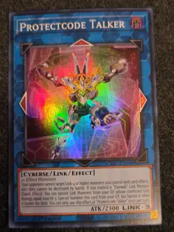 Yugioh Protectcode Talker CYAC-EN048 Super Rare 1st Ed NM - Image 1