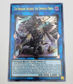 Yugioh! Tri-Brigade Shuraig the Ominous Omen- MP21-EN198 - Ultra Rare - 1st Ed. - Image 1