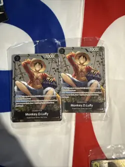 Monkey.D.Luffy Promo Card P-075 One Piece Tin Set 02 ENGLISH SEALED NEW x 2 - Image 1