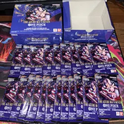 21x One Piece TCG OP-14 EB-04 The Azure Sea's Seven Loose Packs - NO AA/SEC - Image 1