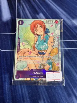O-Nami OP05-062 SR Full Art Promo One Piece Illustration Box Vol. 1 PROMO Sealed - Image 1