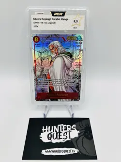 PCA 9,5 One Piece Two Legends Silvers Rayleigh Manga Alternate Art OP08-118 En - Image 1