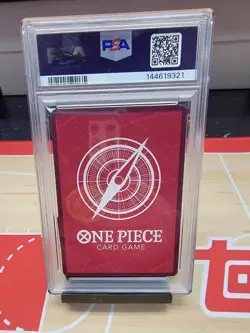 One Piece Monkey D Luffy OP01-003 Pre-Errata Alt Art Leader Romance Dawn PSA 10 - Image 2