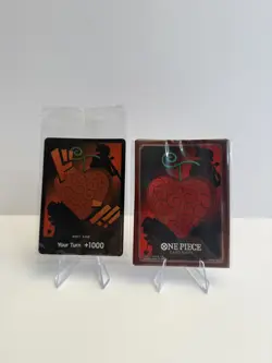 One Piece DF03 Devil Fruit Collection Vol 3 Sealed Promo Don Card & Sleeves Only - Image 1