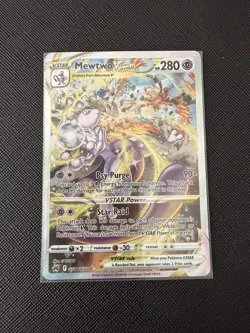 Mewtwo VSTAR Crown Zenith: Galarian Gallery Ultra Rare Card #GG44/GG70 - Image 1