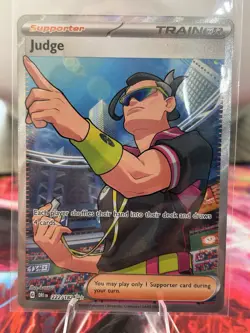 Pokemon TCG Judge 222/182 Destined Rivals Trainer Card - Image 1