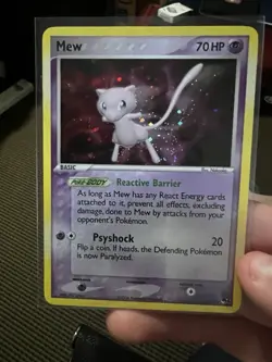 Pokemon TCG Mew 4/17 Pop Series 4 Holo Rare Card -LP :) - Image 1