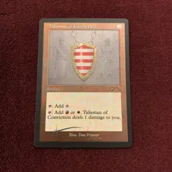 Talisman of Conviction Retro Foil Etched Secret Lair NM+ Unplayed Magic MTG Card - Image 1