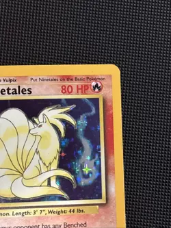 NINETALES - 12/102 - Base Set - Holo - Pokemon Card - EXC/NEAR MINT - Image 5