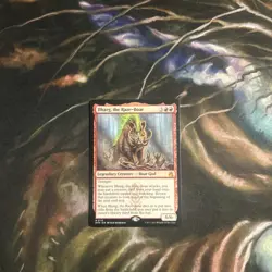 Ilharg, the Raze-Boar War of the Spark Regular Card, Near Mint Condition, MTG - Image 1