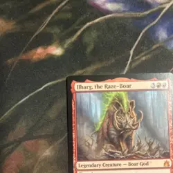 Ilharg, the Raze-Boar War of the Spark Regular Card, Near Mint Condition, MTG - Image 2