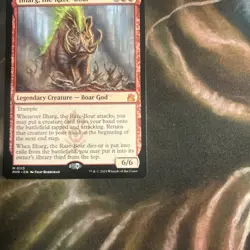 Ilharg, the Raze-Boar War of the Spark Regular Card, Near Mint Condition, MTG - Image 4