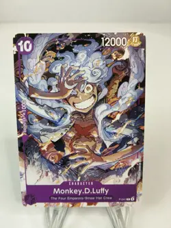 Monkey.D.Luffy P-041 One Piece TCG Card Game English NM Purple Promo (041) - Image 1